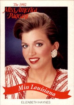 1992 Miss America Pageant Contestants (50) #NNO Elizabeth Haynes Front