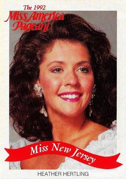 1992 Miss America Pageant Contestants (50) #NNO Heather Hertling Front