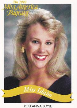 1993 Miss America Pageant Contestants #12 Roseanna Boyle Front