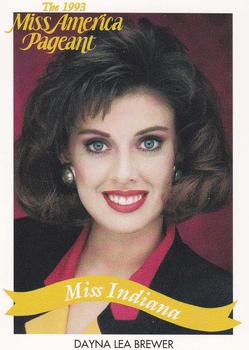 1993 Miss America Pageant Contestants #14 Dayna Lea Brewer Front
