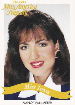 1993 Miss America Pageant Contestants #15 Nancy Van Meter Front