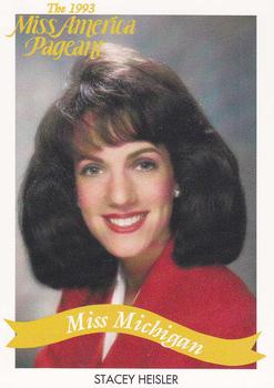 1993 Miss America Pageant Contestants #22 Stacey Heisler Front