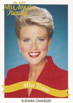 1993 Miss America Pageant Contestants #43 BaShara Chandler Front