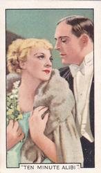 1935 Gallaher Famous Film Scenes #5 Ten Minute Alibi Front