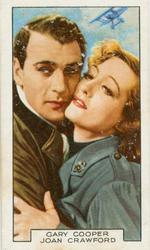 1935 Gallaher Film Partners #10 Gary Cooper / Joan Crawford Front