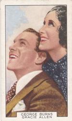 1935 Gallaher Film Partners #19 George Burns / Gracie Allen Front