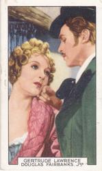 1935 Gallaher Film Partners #30 Gertrude Lawrence / Douglas Fairbanks Jr. Front
