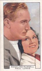 1935 Gallaher Film Partners #44 Rosalind Russell / Paul Lukas Front