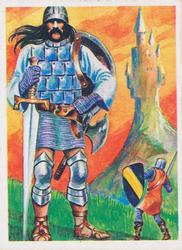1986 Agencia Reyauca Monstruos  (Libra Para Cromos) #32 El Caballero Azul Front