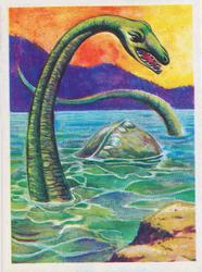 1986 Agencia Reyauca Monstruos  (Libra Para Cromos) #36 El Monstruo Del Lago Ness Front