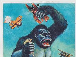 1986 Agencia Reyauca Monstruos  (Libra Para Cromos) #39 King Kong Front