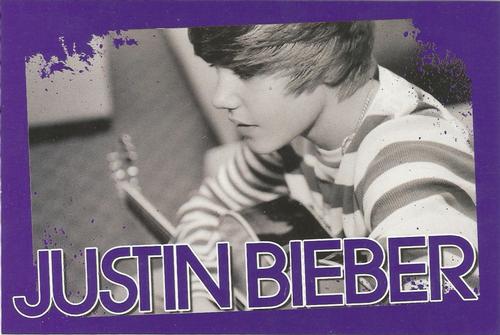 2010 Panini Italy Justin Bieber Photo World #4 Justin Bieber Front