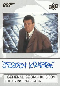 2019 Upper Deck James Bond Collection - Autographs #A-JK Jeroen Krabbe Front