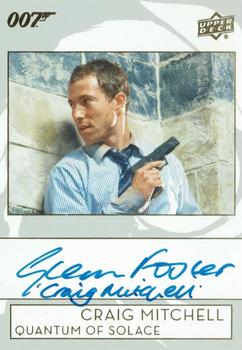 2019 Upper Deck James Bond Collection - Autographs Inscriptions #A-GF Glenn Foster Front