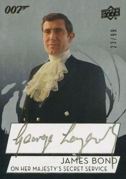 2019 Upper Deck James Bond Collection - Autographs SP #SPA-GL George Lazenby Front