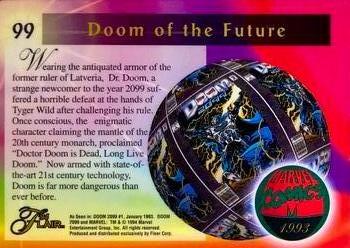 2019 Flair Marvel - 1994 Marvel Flair Buybacks #99 Doom 2099 Back