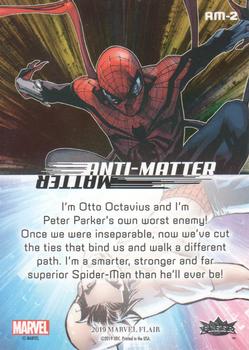 2019 Flair Marvel - Anti-Matter #AM-2 Superior Spider-Man Back