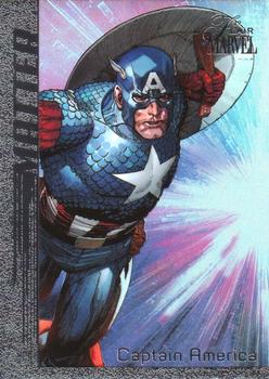 2019 Flair Marvel - Matter #M-3 Captain America Front