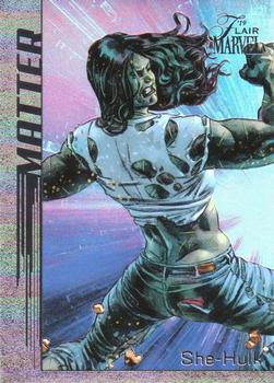 2019 Flair Marvel - Matter #M-15 She-Hulk Front