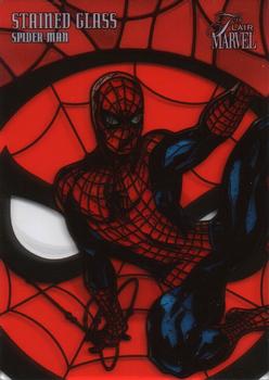 2019 Flair Marvel - Stained Glass #SG-18 Spider-Man Front