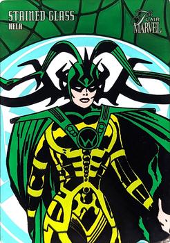2019 Flair Marvel - Stained Glass Photo Variants #SGP-4 Hela Front