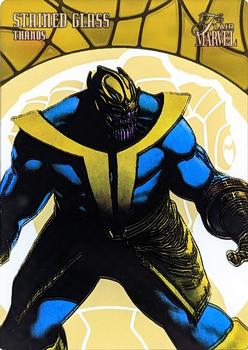 2019 Flair Marvel - Stained Glass Photo Variants #SGP-7 Thanos Front