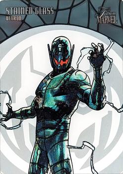 2019 Flair Marvel - Stained Glass Photo Variants #SGP-14 Ultron Front