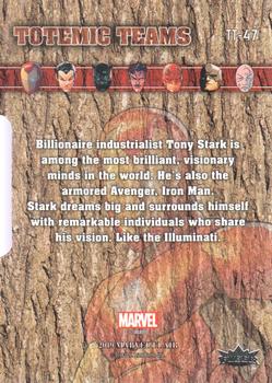 2019 Flair Marvel - Totemic Teams #TT-47 Iron Man Back