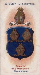 1907 Wills's Arms of the Bishopric #7 Norwich Front