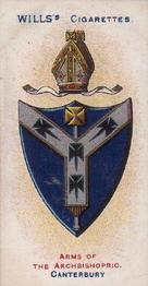 1907 Wills's Arms of the Bishopric #8 Canterbury Front