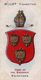 1907 Wills's Arms of the Bishopric #24 Hereford Front