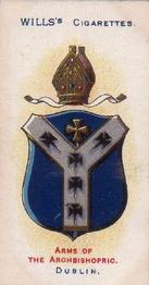 1907 Wills's Arms of the Bishopric #32 Dublin Front