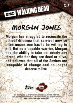 2018 Topps The Walking Dead Season 8 - Character #C3 Morgan Jones Back