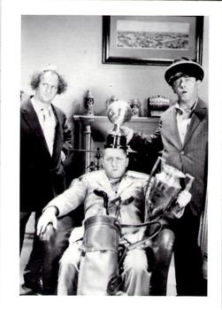 1985 FTCC The Three Stooges Trivia Backs #7 The Three Stooges Front