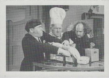 1985 FTCC The Three Stooges Trivia Backs #17 The Three Stooges Front
