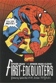 1995 Kool-Aid Bursts Spider-Man First Encounters #4 Spider-Man vs. Spider-Man Clone Front