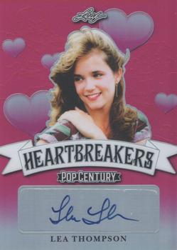 2019 Leaf Metal Pop Century - Heartbreakers Autographs Pink #H-LT1 Lea Thompson Front