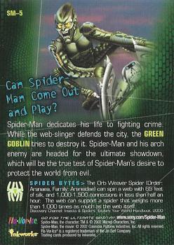 2002 Inkworks Fla-Vor-Ice Spider-Man #SM-5 Green Goblin Back