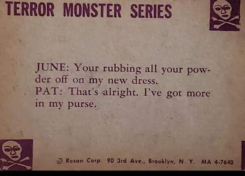 1963 Rosan Terror Monsters #94 The Claw Back