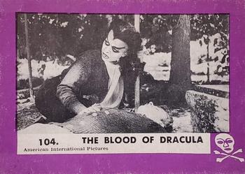 1963 Rosan Terror Monsters #104 The Blood of Dracula Front