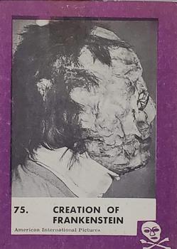 1963 Rosan Terror Monsters #75 Creation of Frankenstein Front