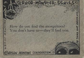 1963 Rosan Terror Monsters #8 The Undead Back