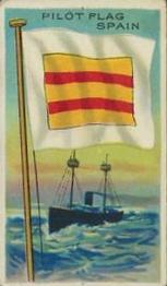 1910-11 Flags of All Nations (T59) #NNO Spain Pilot Flag Front