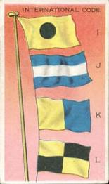 1910-11 Flags of All Nations (T59) #NNO International Code I J K L Front