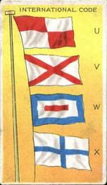 1910-11 Flags of All Nations (T59) #NNO International Code U V W X Front