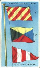 1910-11 Flags of All Nations (T59) #NNO International Code Y Z Answering Pennant Front
