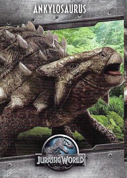 2015 Jurassic World Wal-Mart Pizza Promo #NNO Ankylosaurus Front