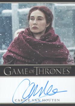 2019 Rittenhouse Game of Thrones Inflexions - Autographs Bordered #NNO Carice van Houten Front