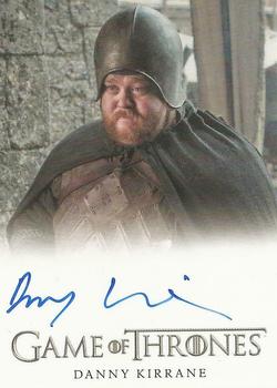 2019 Rittenhouse Game of Thrones Inflexions - Autographs Full Bleed #NNO Danny Kirrane Front