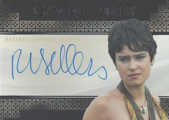 2019 Rittenhouse Game of Thrones Inflexions - Autographs Valyrian Steel #NNO Rosabell Laurenti Sellers Front